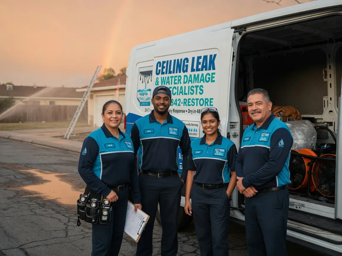 Ceiling Leak Cleanup company in Conroe, TX